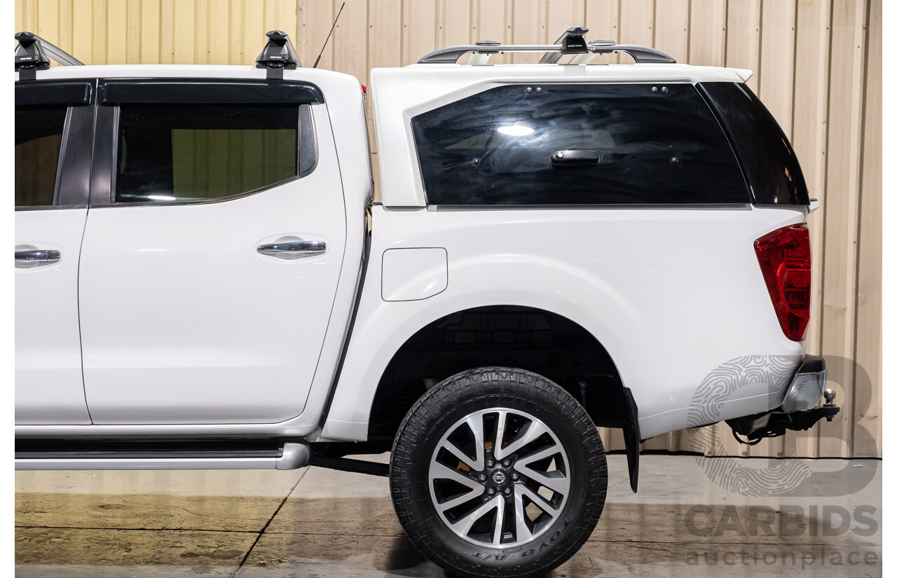8/2015 Nissan Navara ST (4x2) NP300 D23 Dual Cab Utility White 2.3L