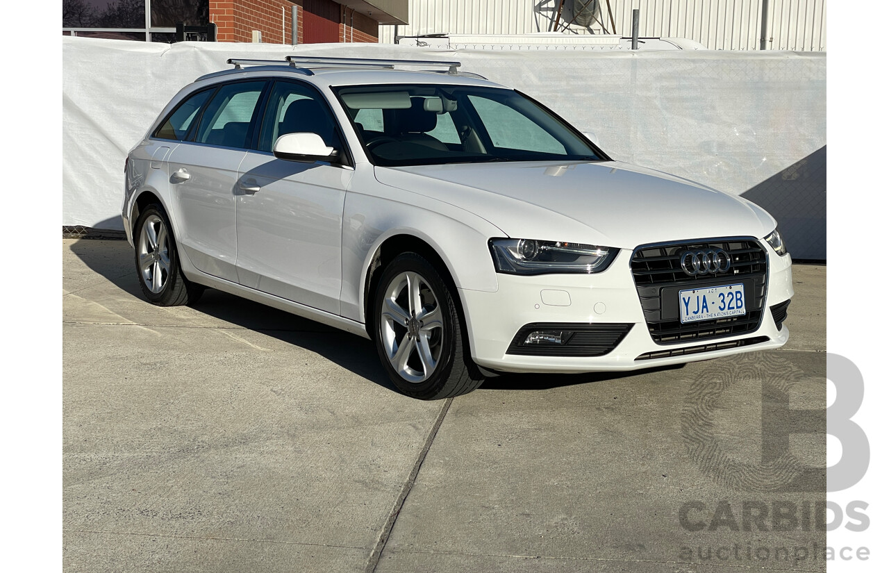 5/2012 Audi A4 1.8 TFSI Avant B8 (8K) MY12 4d Wagon White 1.8L