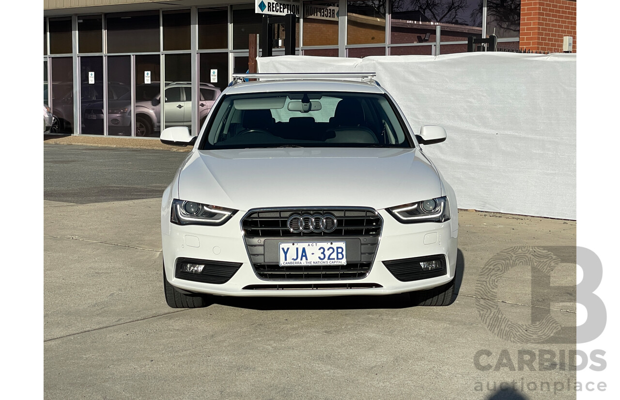 5/2012 Audi A4 1.8 TFSI Avant B8 (8K) MY12 4d Wagon White 1.8L