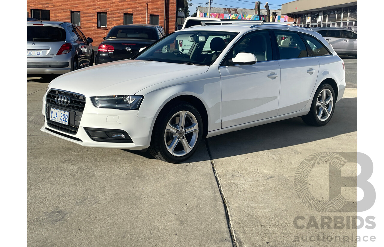 5/2012 Audi A4 1.8 TFSI Avant B8 (8K) MY12 4d Wagon White 1.8L