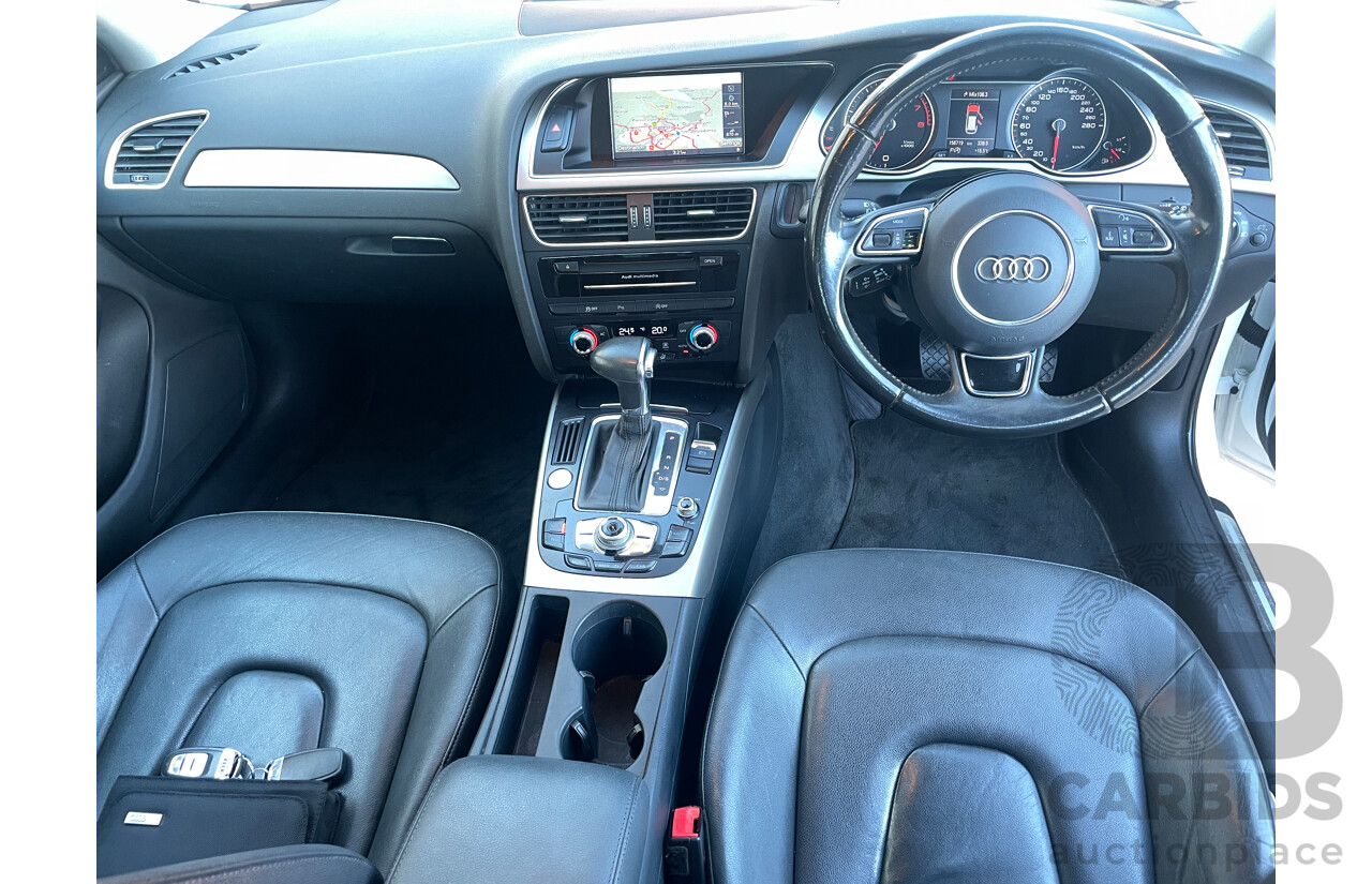 5/2012 Audi A4 1.8 TFSI Avant B8 (8K) MY12 4d Wagon White 1.8L