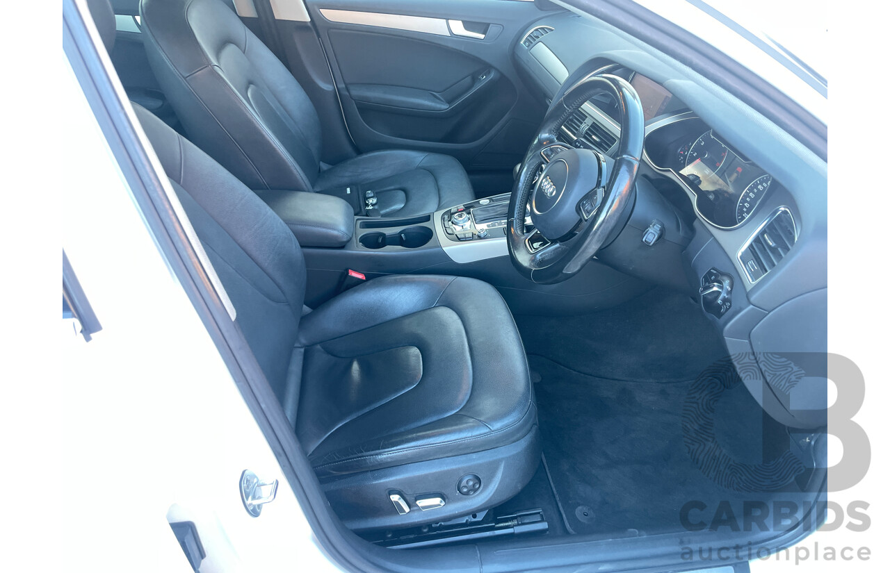 5/2012 Audi A4 1.8 TFSI Avant B8 (8K) MY12 4d Wagon White 1.8L