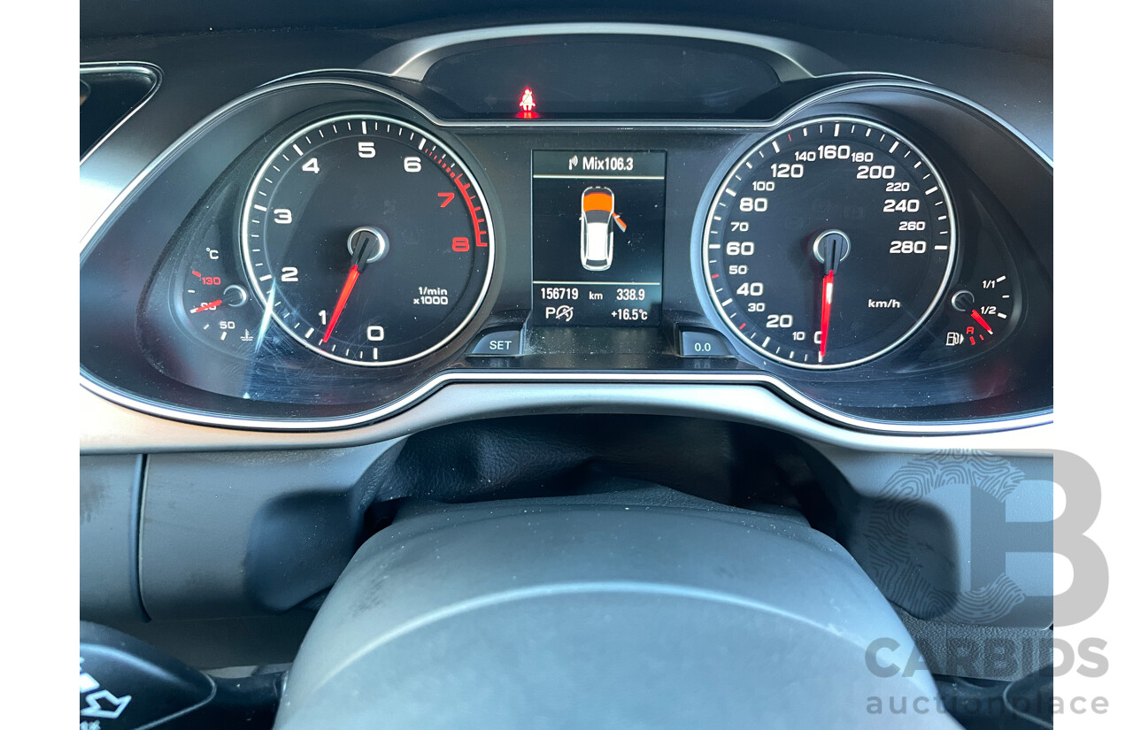 5/2012 Audi A4 1.8 TFSI Avant B8 (8K) MY12 4d Wagon White 1.8L