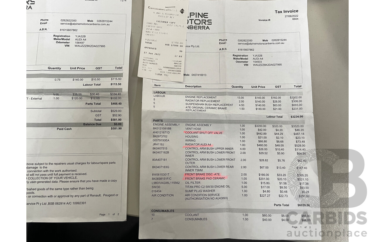 5/2012 Audi A4 1.8 TFSI Avant B8 (8K) MY12 4d Wagon White 1.8L