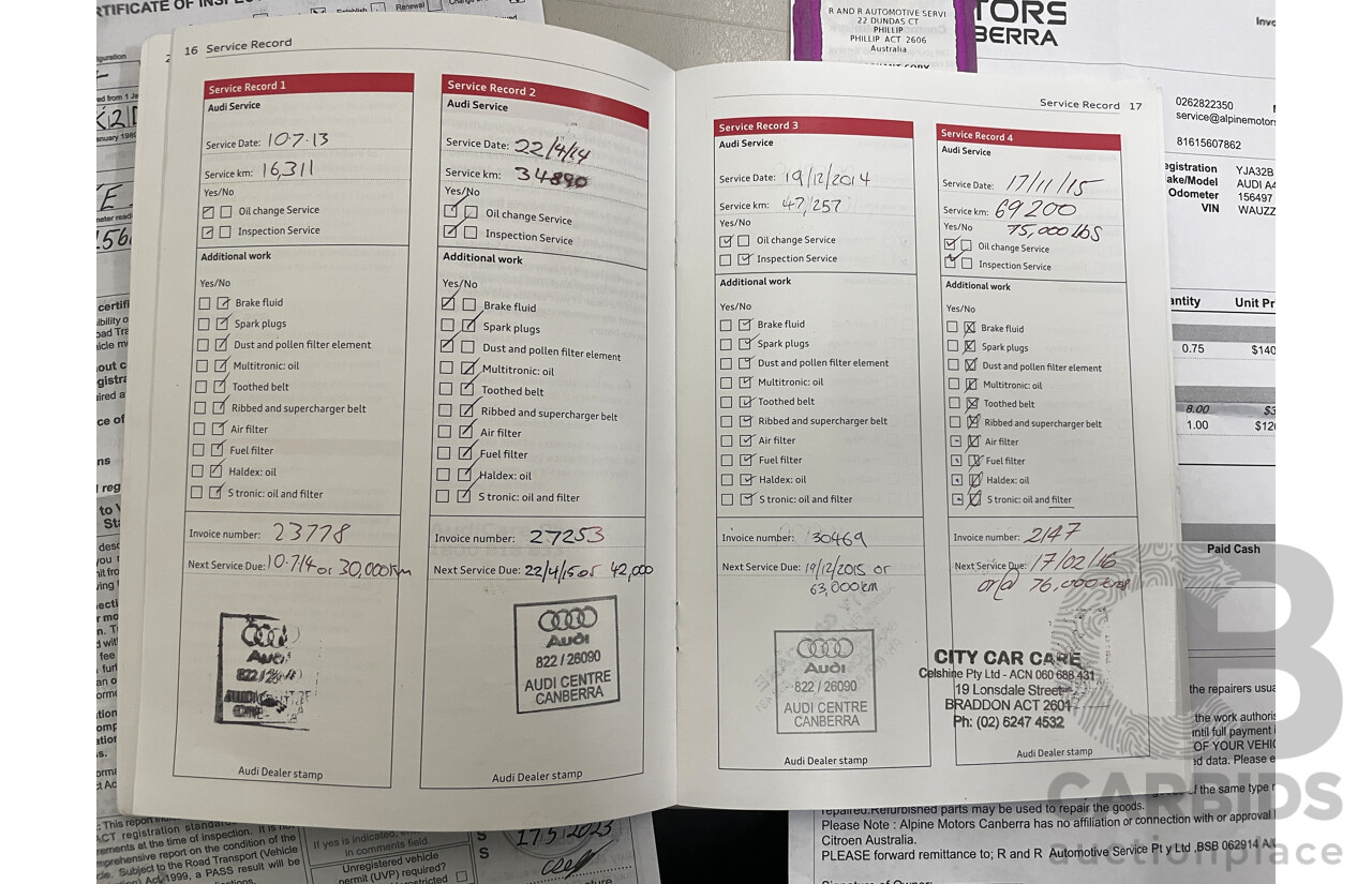 5/2012 Audi A4 1.8 TFSI Avant B8 (8K) MY12 4d Wagon White 1.8L