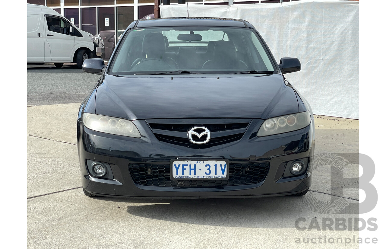 10/2007 Mazda Mazda6 Luxury Sports GG 05 UPGRADE 5d Hatchback Black 2.3L