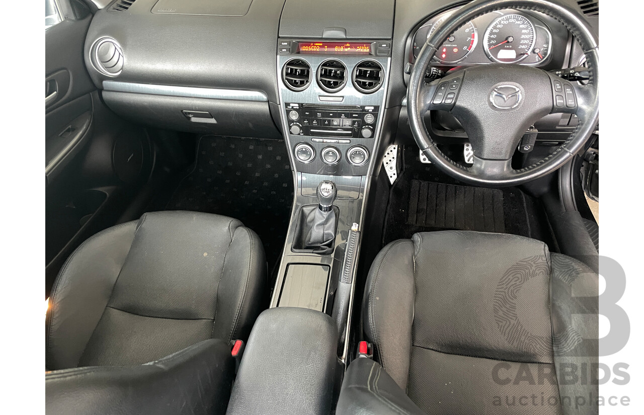 10/2007 Mazda Mazda6 Luxury Sports GG 05 UPGRADE 5d Hatchback Black 2.3L