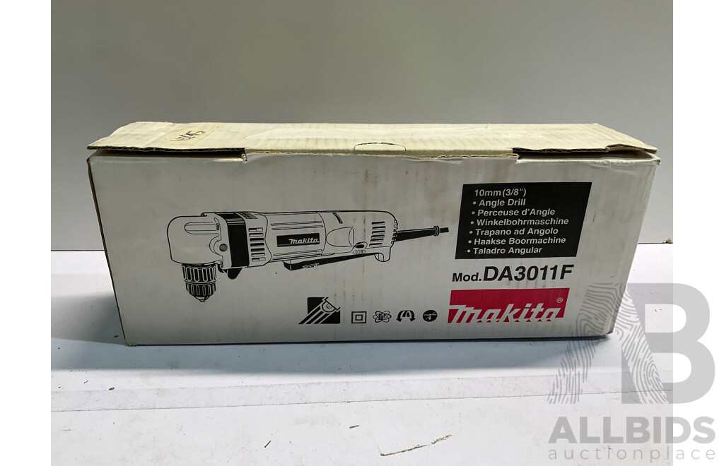 MAKITA 450W Angle Drill DA3011F - ORP $499.00