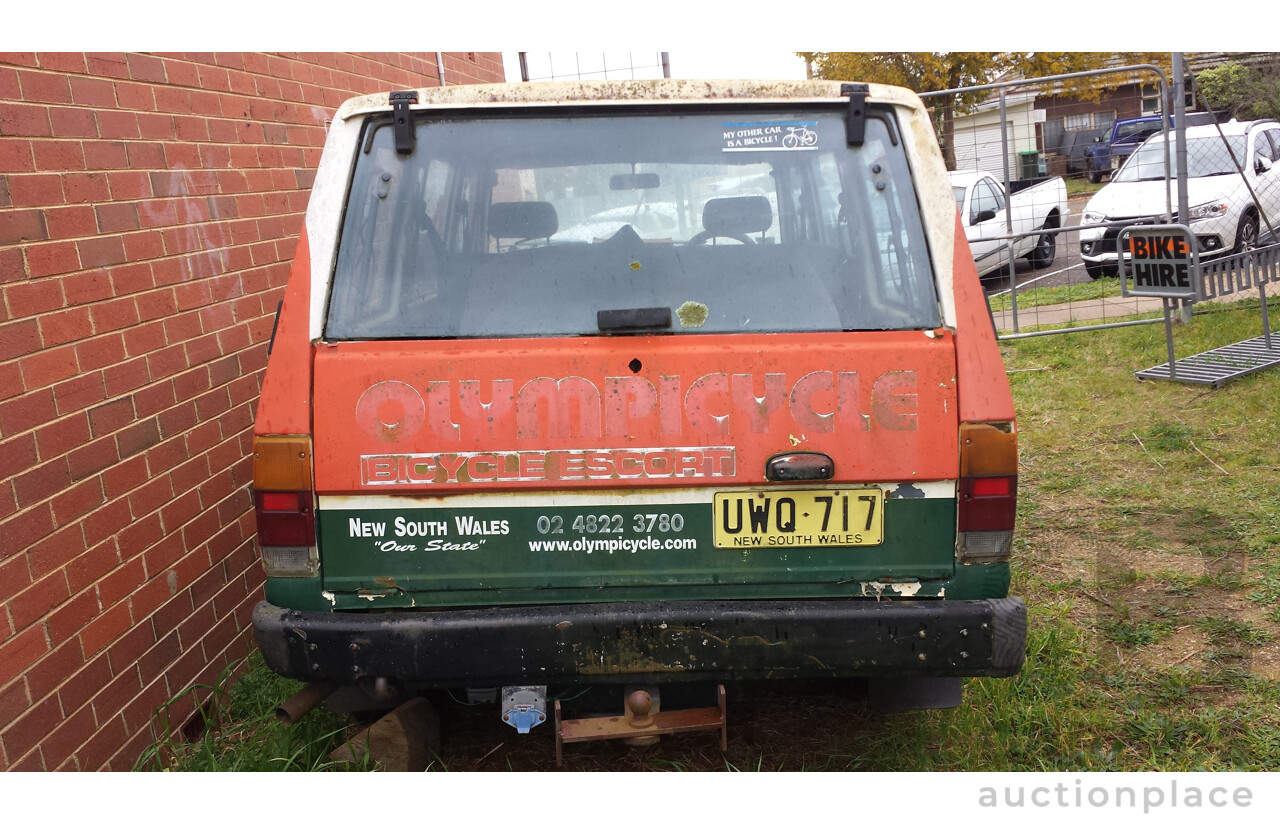 8/1981 Nissan Patrol Deluxe (4x4) Diesel 4d Wagon White 3.2L