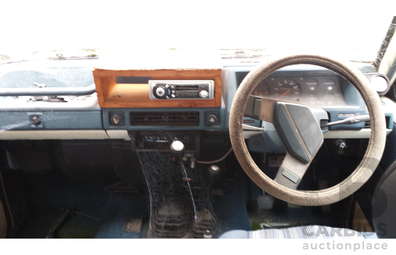 8/1981 Nissan Patrol Deluxe (4x4) Diesel 4d Wagon White 3.2L