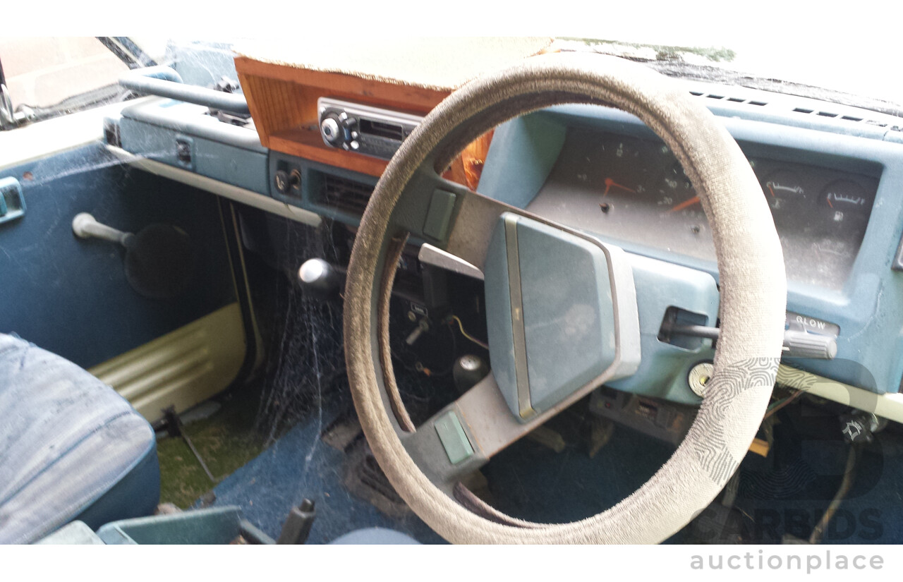 8/1981 Nissan Patrol Deluxe (4x4) Diesel 4d Wagon White 3.2L