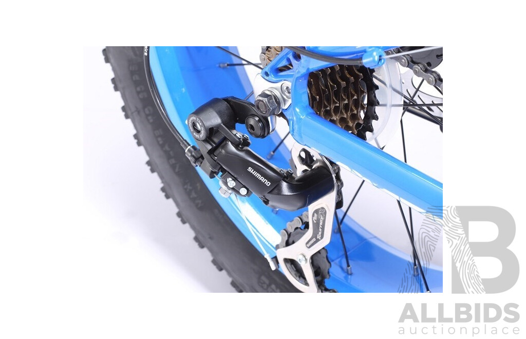 Progear Chunky 20 Inch Fat Bike (Anodised Blue) and Balance Bike 12 Inch (Blue) - Lot of 2 Kids Bikes- Brand New in Box