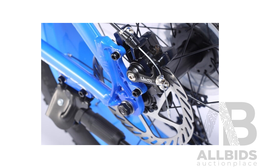 Progear Chunky 20 Inch Fat Bike (Anodised Blue) and Balance Bike 12 Inch (Blue) - Lot of 2 Kids Bikes- Brand New in Box