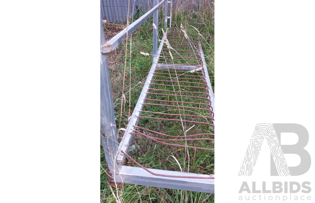 Dual Axle 8' X 10' Box Trailer with Galvanised Canopy and Bike Transport Rack