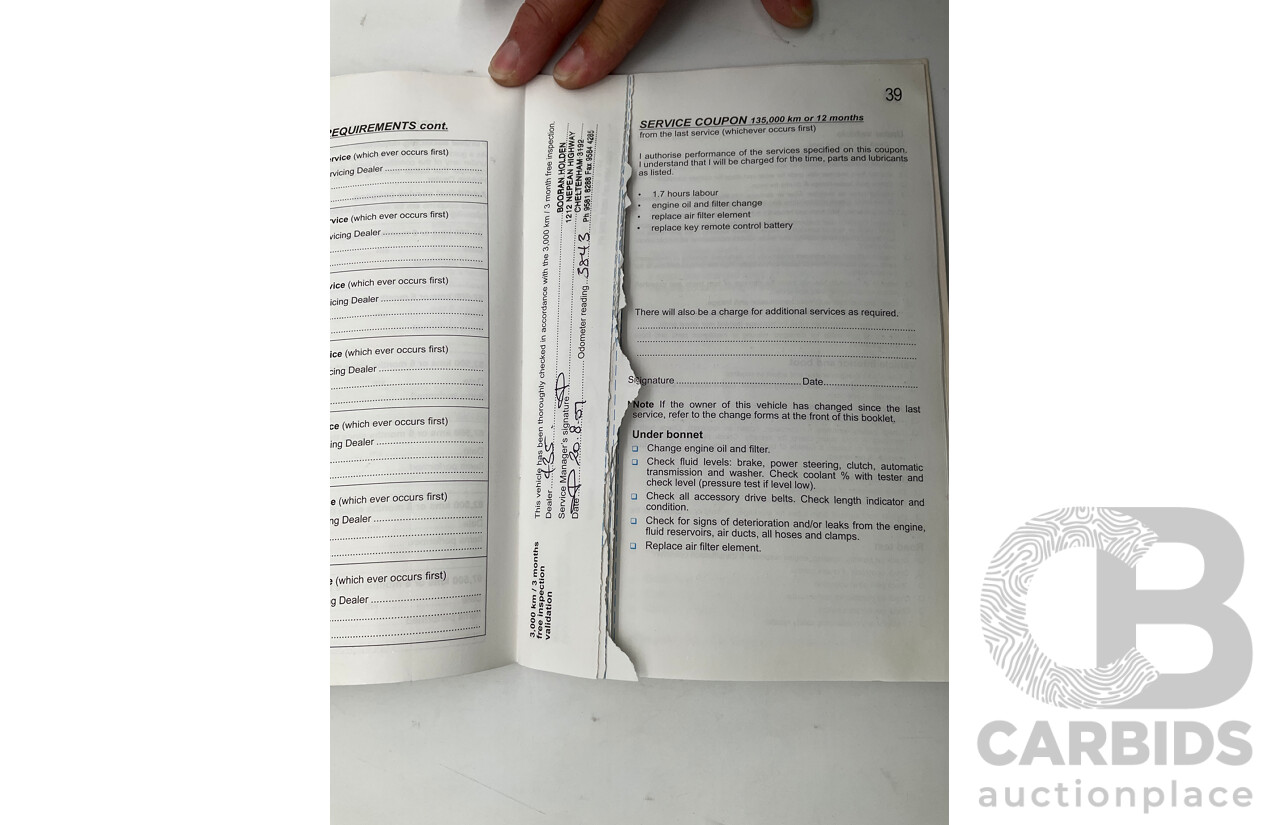 4/2007 Holden Calais V VE 4d Sedan White V6 3.6L