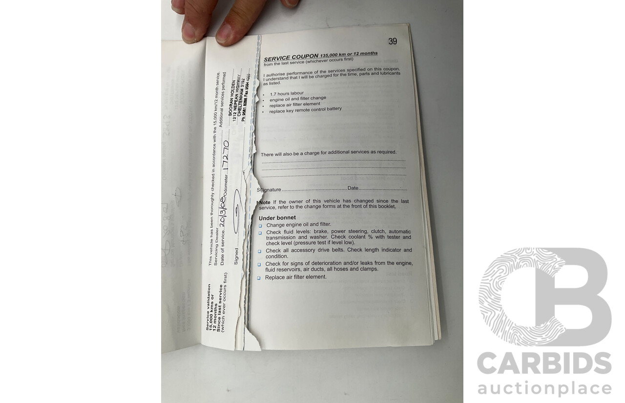 4/2007 Holden Calais V VE 4d Sedan White V6 3.6L