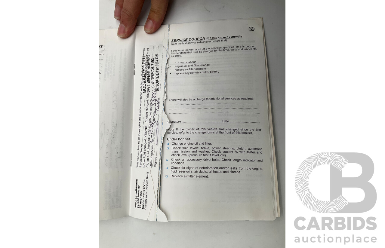 4/2007 Holden Calais V VE 4d Sedan White V6 3.6L