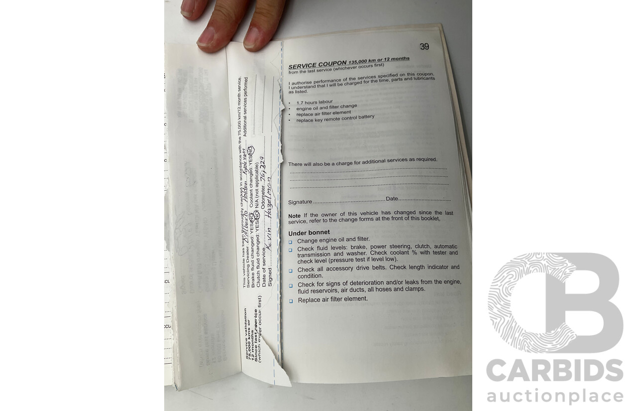 4/2007 Holden Calais V VE 4d Sedan White V6 3.6L