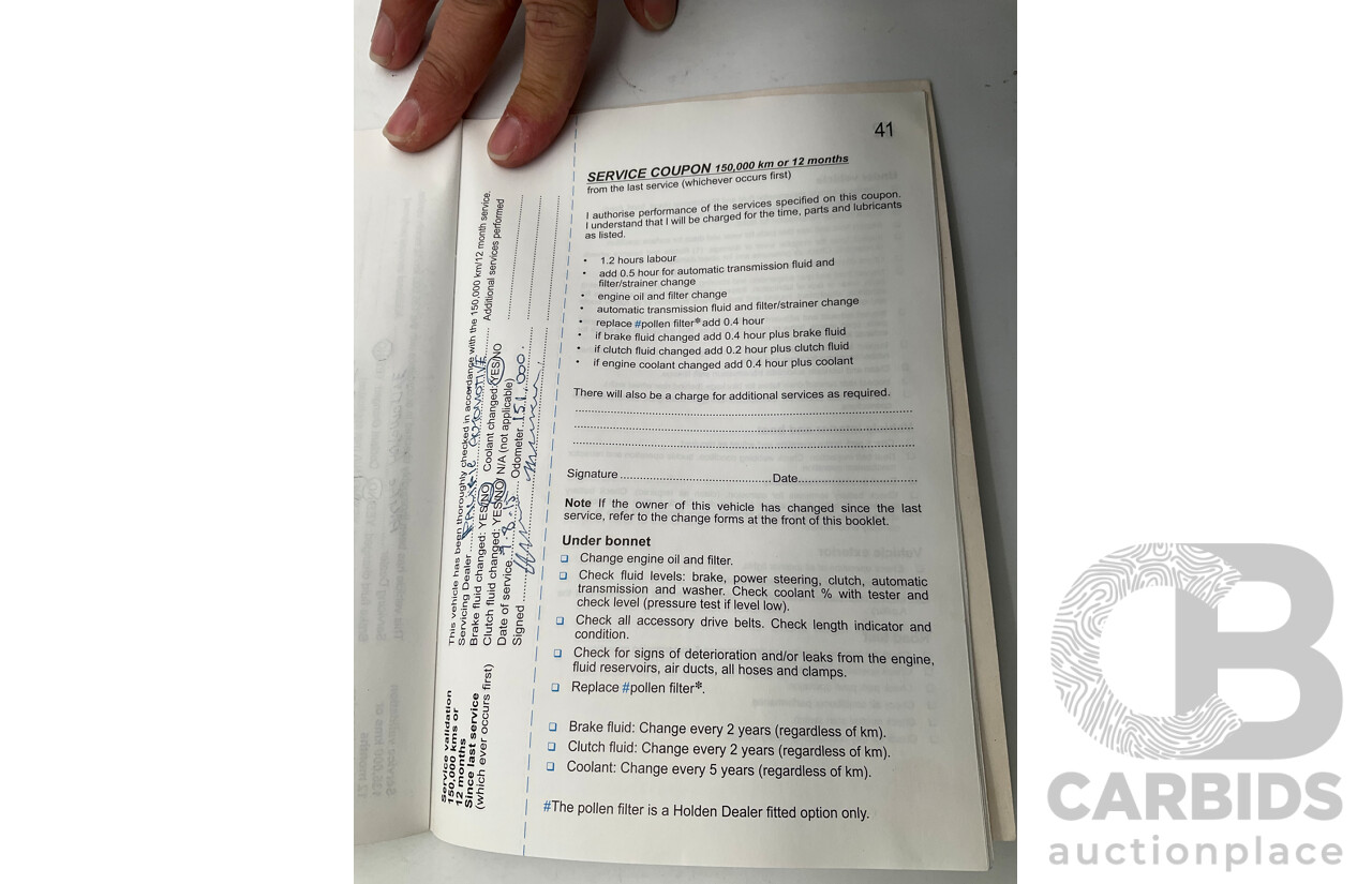 4/2007 Holden Calais V VE 4d Sedan White V6 3.6L