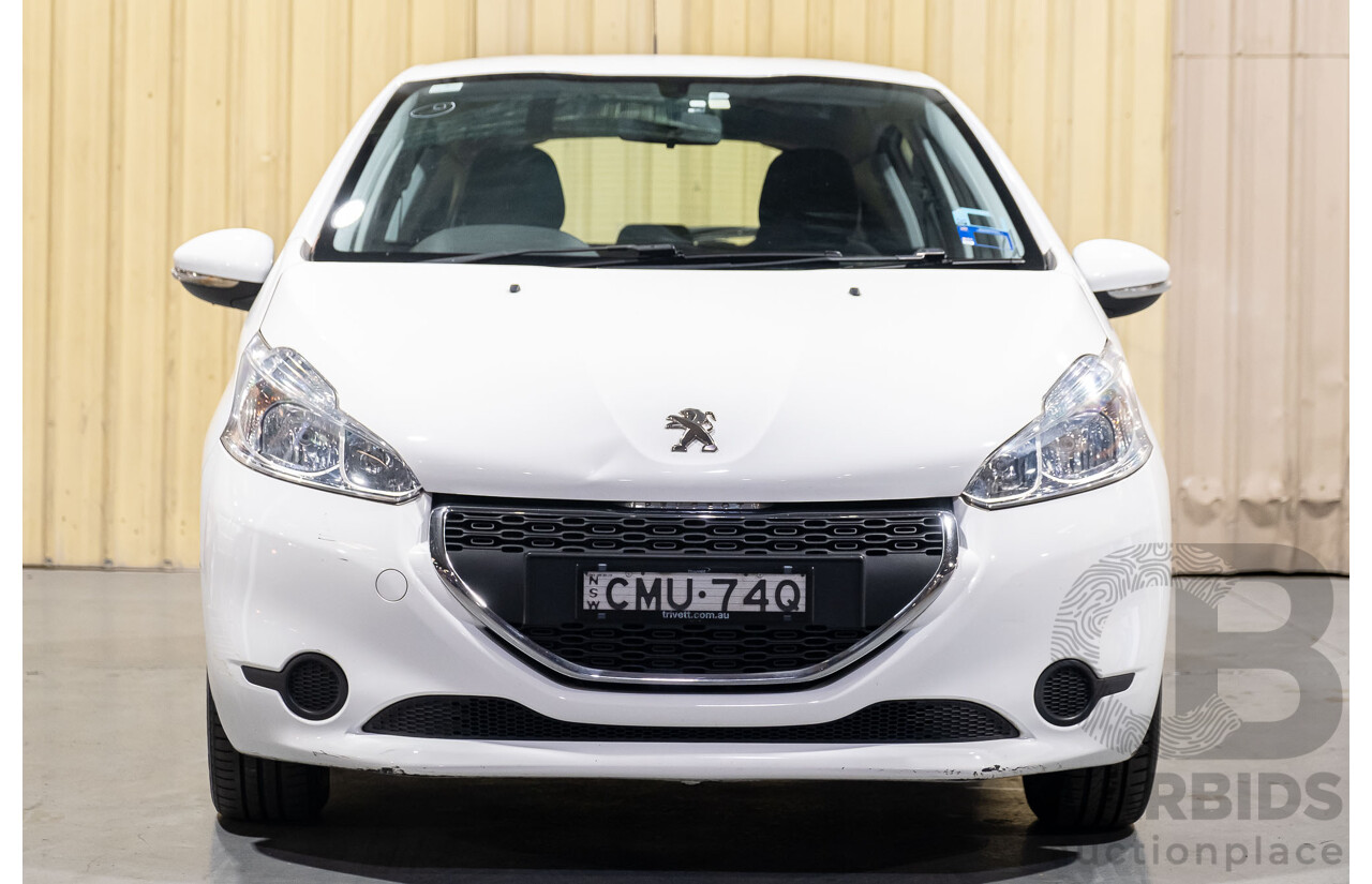 4/2013 Peugeot 208 Active 5d Hatchback White 1.6L