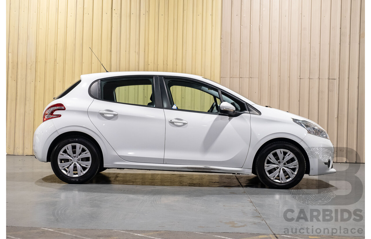 4/2013 Peugeot 208 Active 5d Hatchback White 1.6L