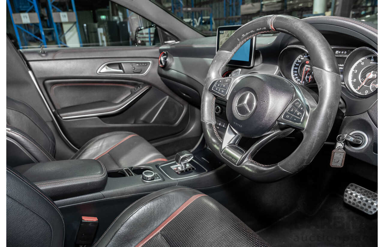 6/2015 Mercedes-Benz CLA 45 AMG 117 MY15 4d Coupe Silver 2.0L