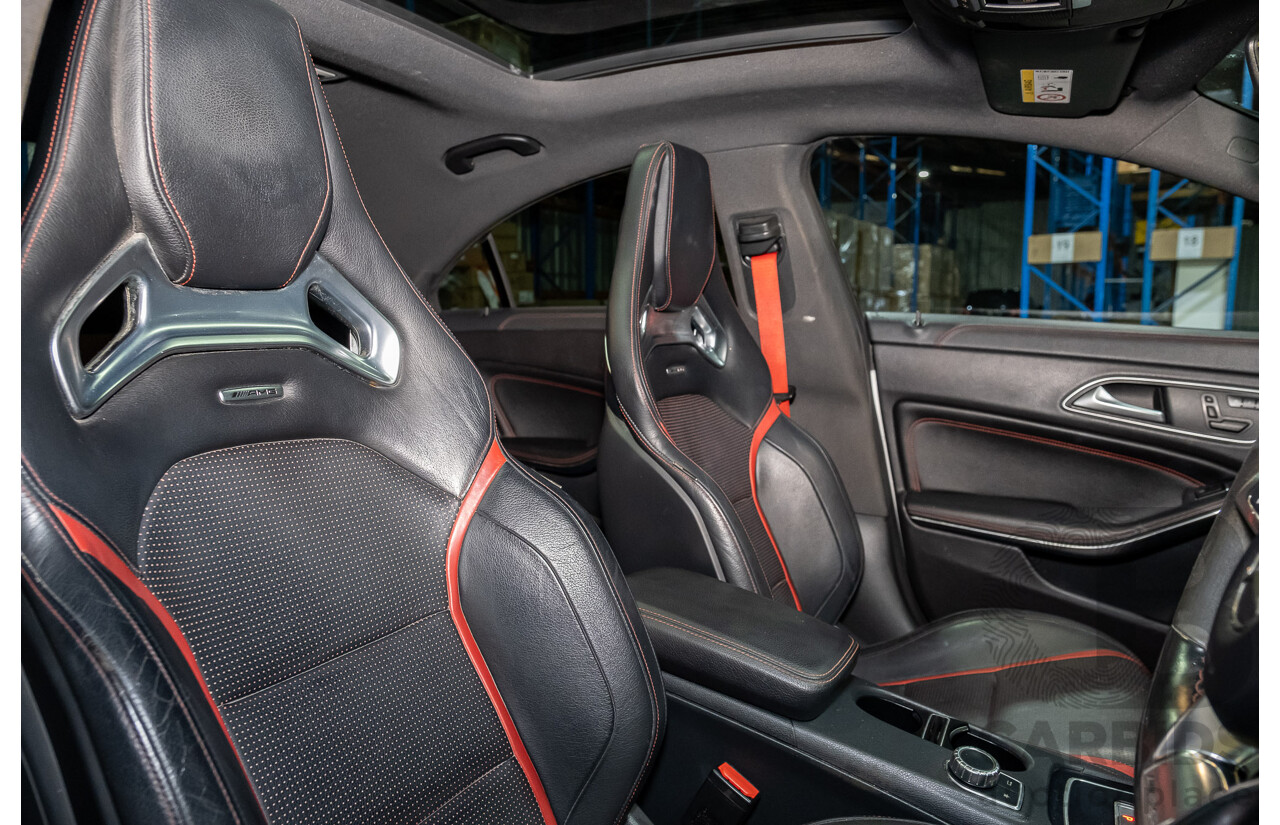 6/2015 Mercedes-Benz CLA 45 AMG 117 MY15 4d Coupe Silver 2.0L