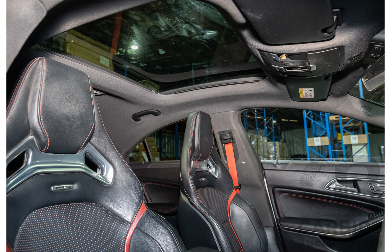 6/2015 Mercedes-Benz CLA 45 AMG 117 MY15 4d Coupe Silver 2.0L