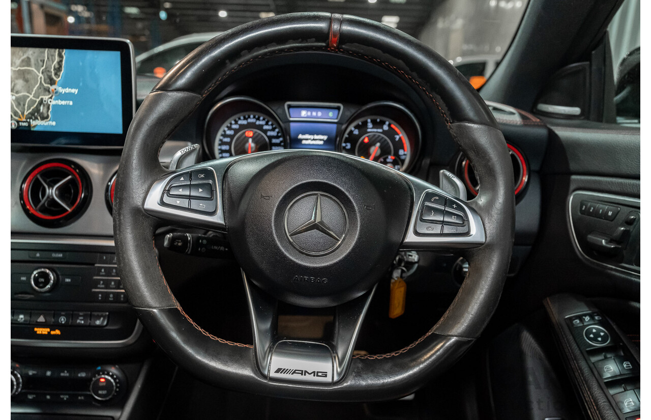 6/2015 Mercedes-Benz CLA 45 AMG 117 MY15 4d Coupe Silver 2.0L