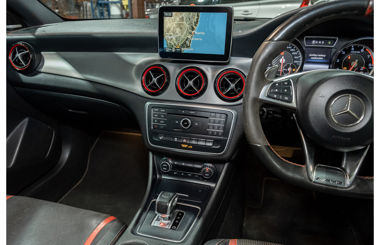 6/2015 Mercedes-Benz CLA 45 AMG 117 MY15 4d Coupe Silver 2.0L