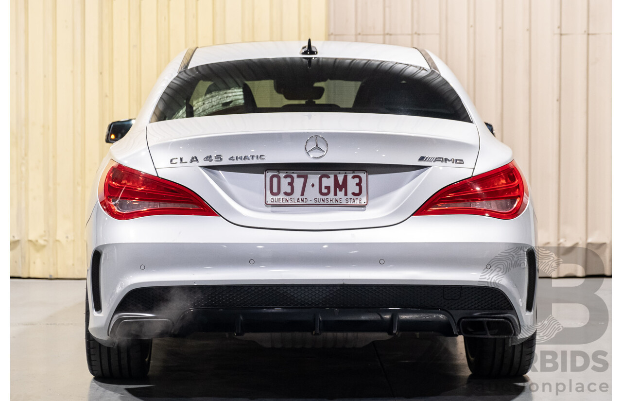 6/2015 Mercedes-Benz CLA 45 AMG 117 MY15 4d Coupe Silver 2.0L