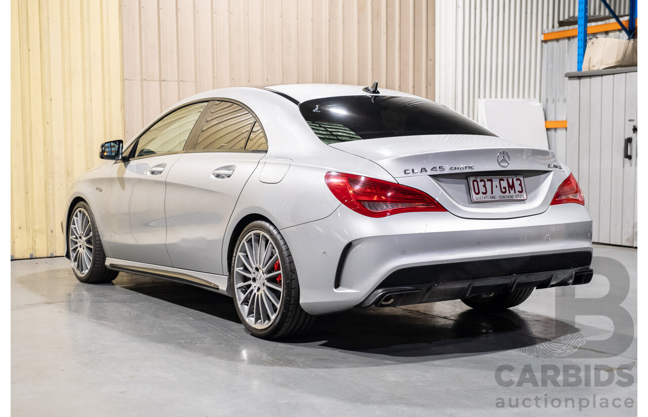 6/2015 Mercedes-Benz CLA 45 AMG 117 MY15 4d Coupe Silver 2.0L