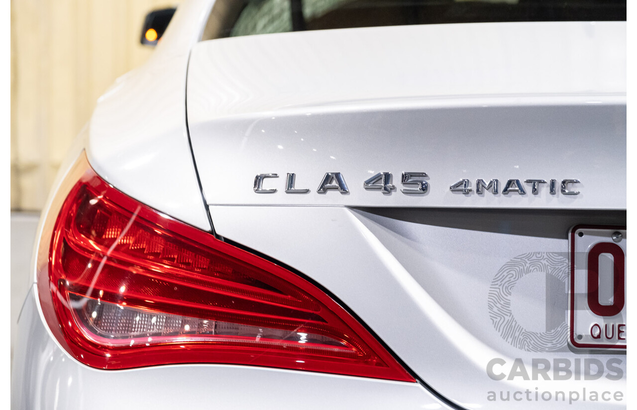 6/2015 Mercedes-Benz CLA 45 AMG 117 MY15 4d Coupe Silver 2.0L