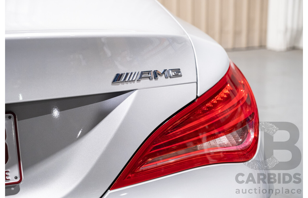 6/2015 Mercedes-Benz CLA 45 AMG 117 MY15 4d Coupe Silver 2.0L
