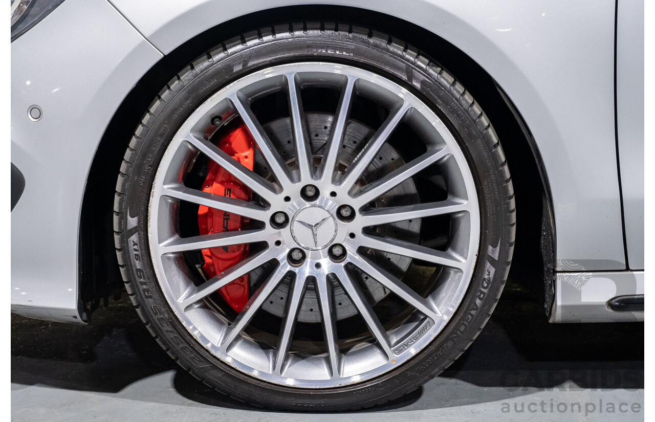 6/2015 Mercedes-Benz CLA 45 AMG 117 MY15 4d Coupe Silver 2.0L