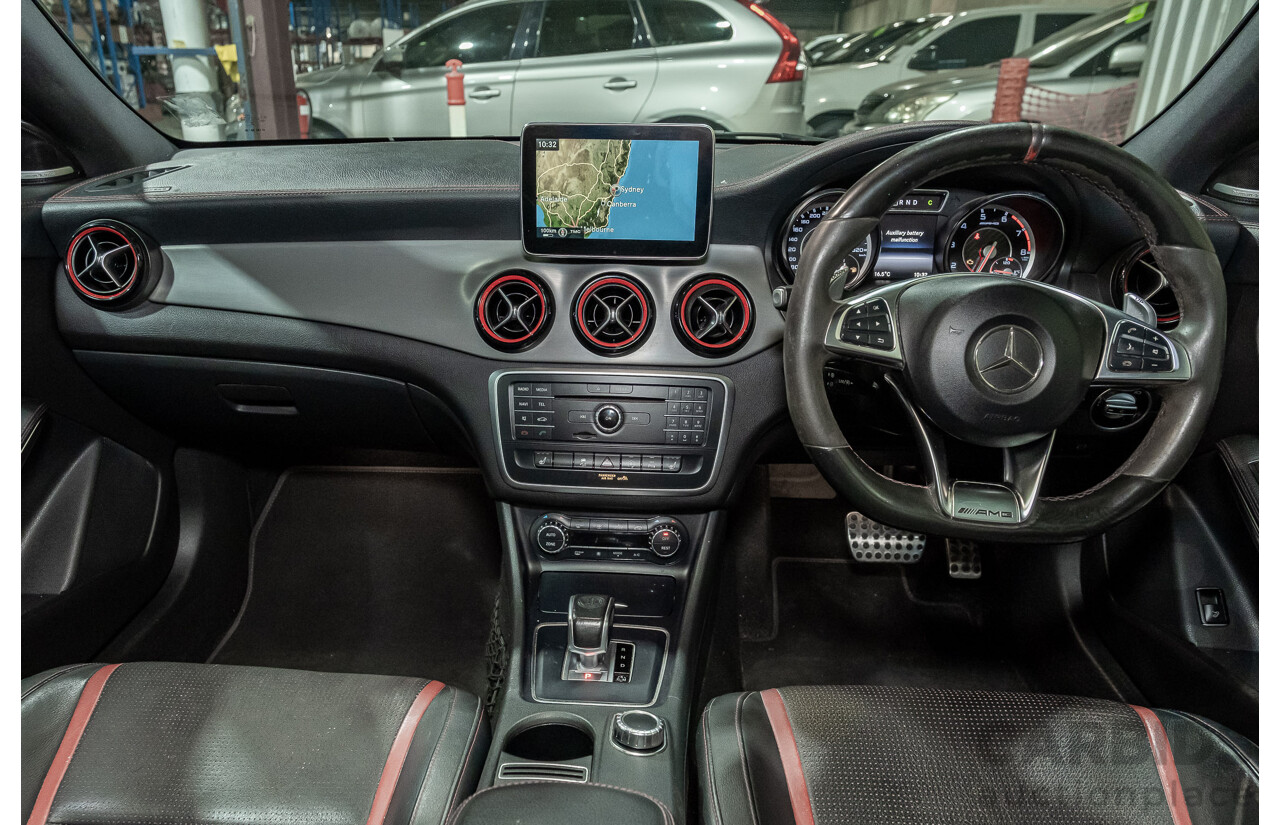 6/2015 Mercedes-Benz CLA 45 AMG 117 MY15 4d Coupe Silver 2.0L