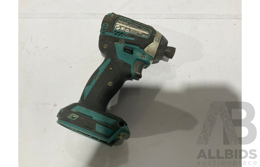 MAKITA (DTD154) 18V Cordless Brushless Impact Driver Skin - Approximate ORP $300