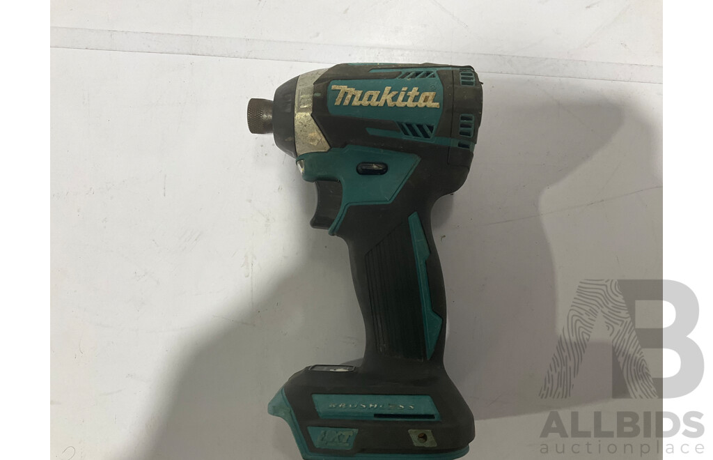 MAKITA (DTD154) 18V Cordless Brushless Impact Driver Skin - Approximate ORP $300
