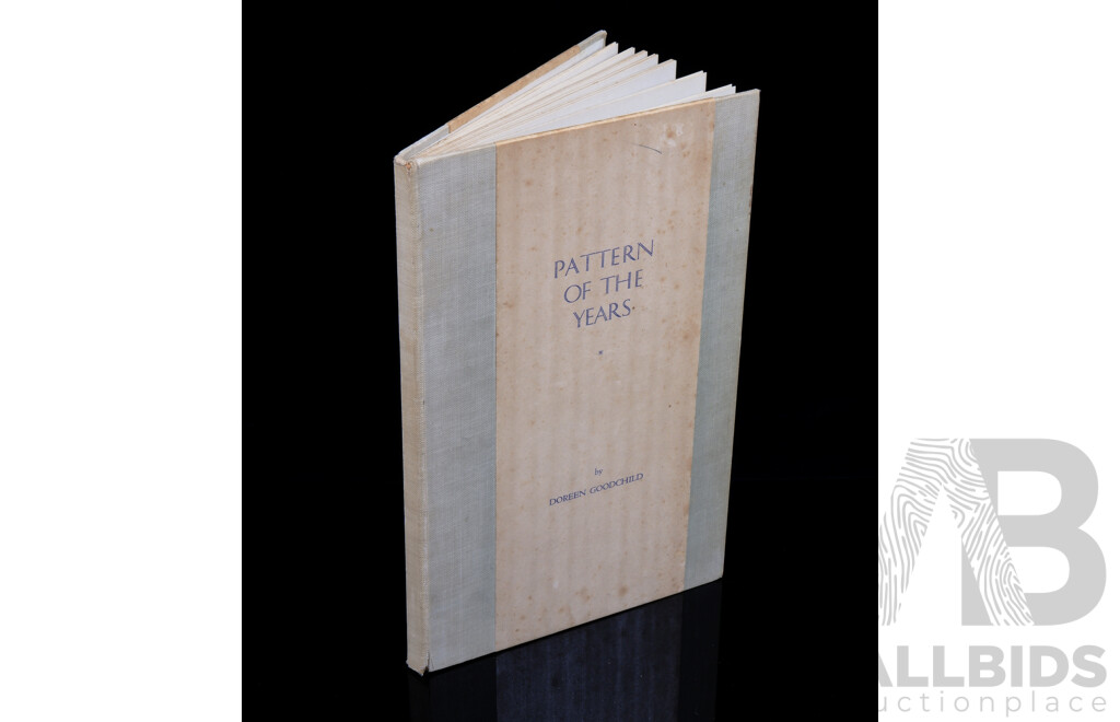 John Goodchild (1898-1980), Westminster Abbey 1932, Watercolour, 30 x 22 cm together with 'Pattern of the Years 'by Doreen Goodchild