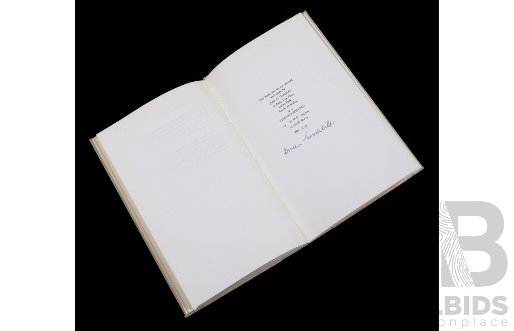 John Goodchild (1898-1980), Westminster Abbey 1932, Watercolour, 30 x 22 cm together with 'Pattern of the Years 'by Doreen Goodchild