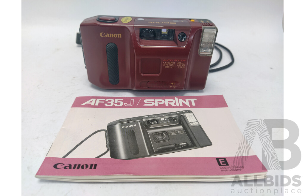 Canon Sprint AF35j Film Camera