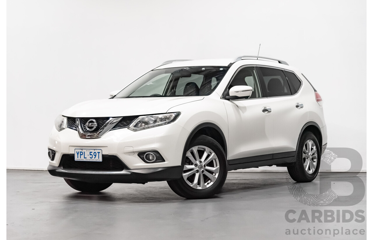 10/2015 Nissan X-Trail ST-L (4x4) T32 4d Wagon White 2.5L