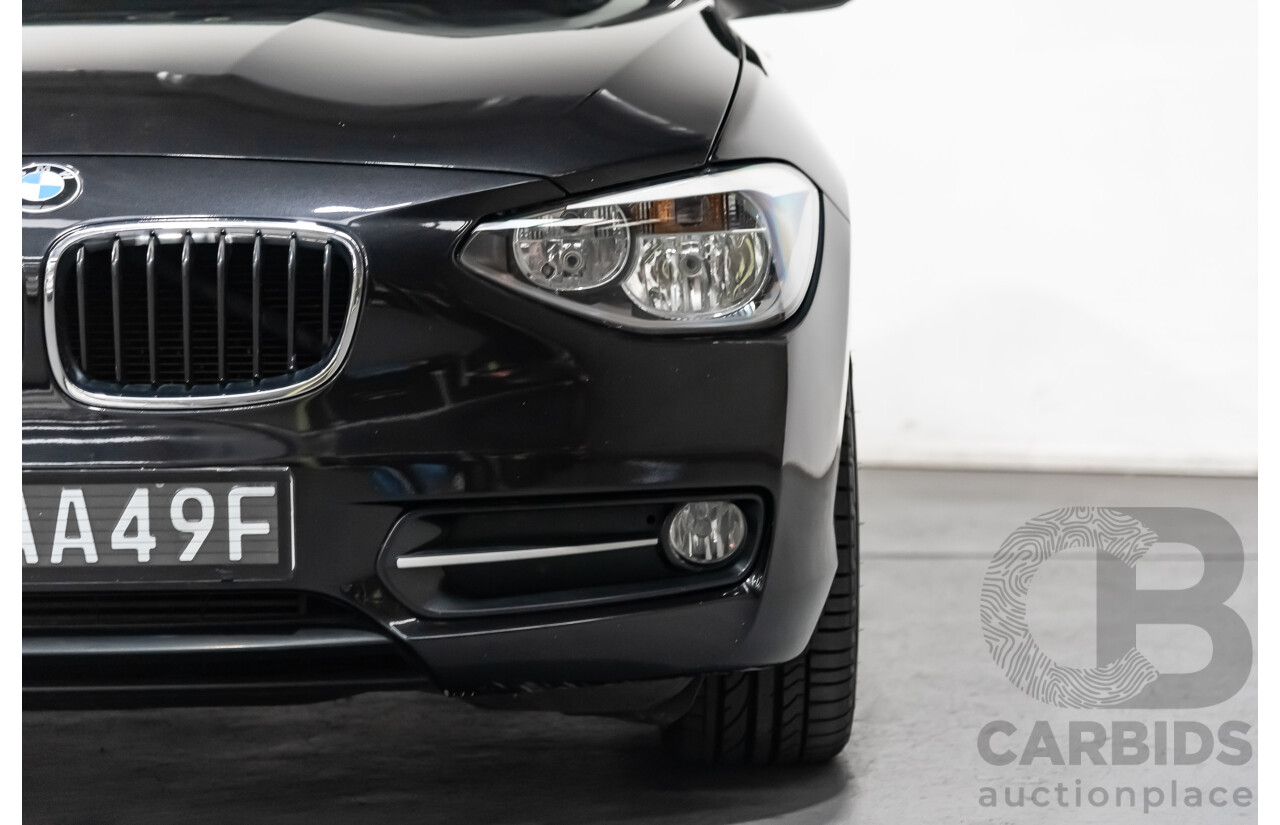4/2014 Bmw 1 25i Sportline F20 MY14 5d Hatchback Black 2.0L