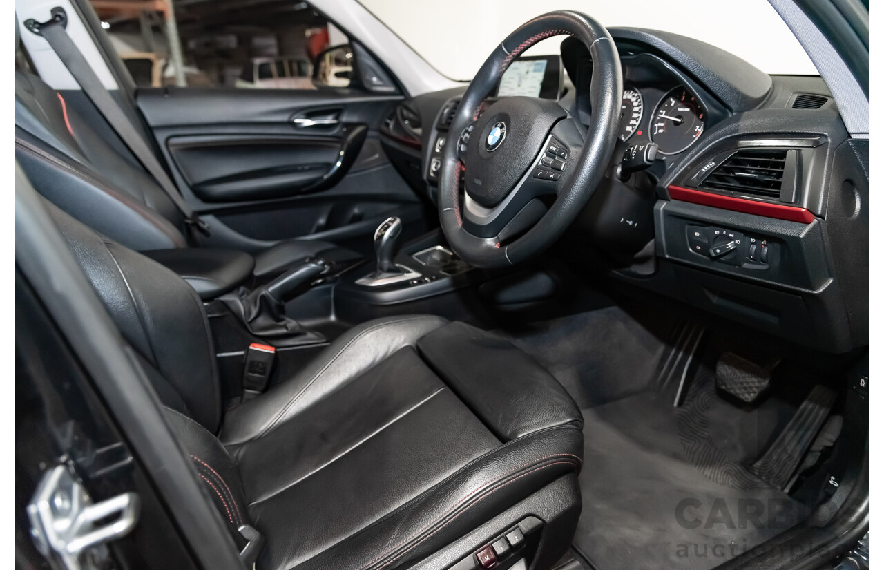 4/2014 Bmw 1 25i Sportline F20 MY14 5d Hatchback Black 2.0L