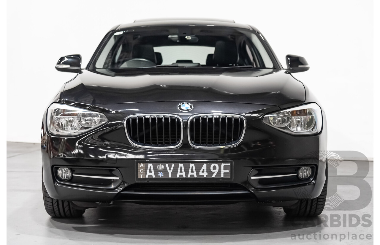 4/2014 Bmw 1 25i Sportline F20 MY14 5d Hatchback Black 2.0L