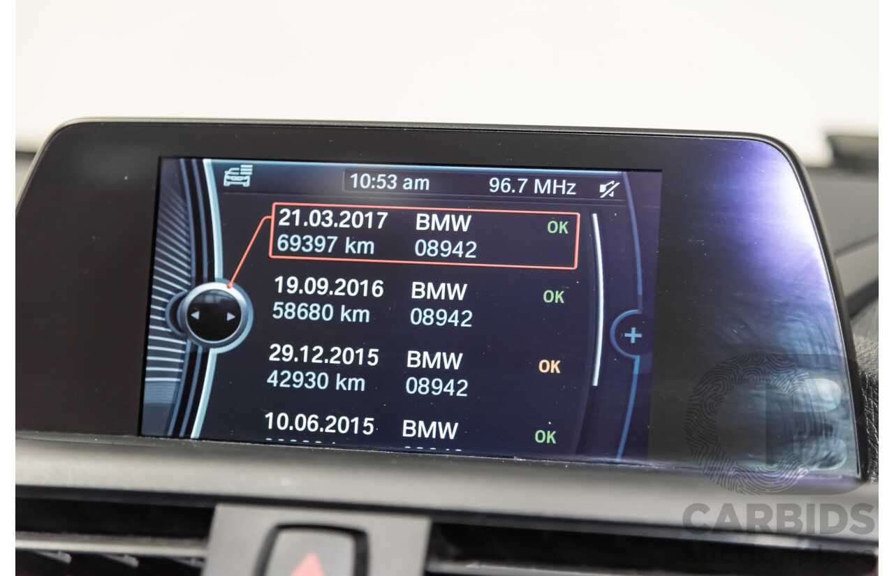 4/2014 Bmw 1 25i Sportline F20 MY14 5d Hatchback Black 2.0L