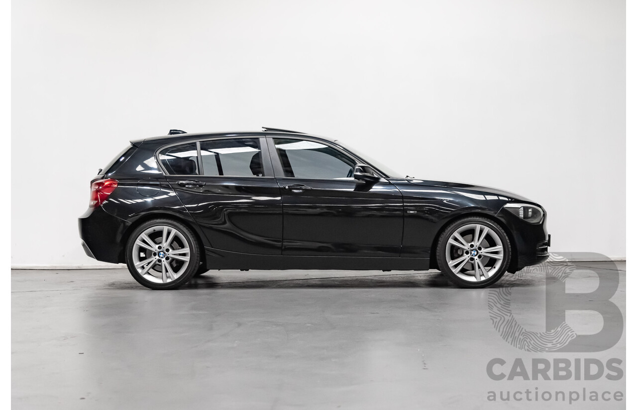 4/2014 Bmw 1 25i Sportline F20 MY14 5d Hatchback Black 2.0L