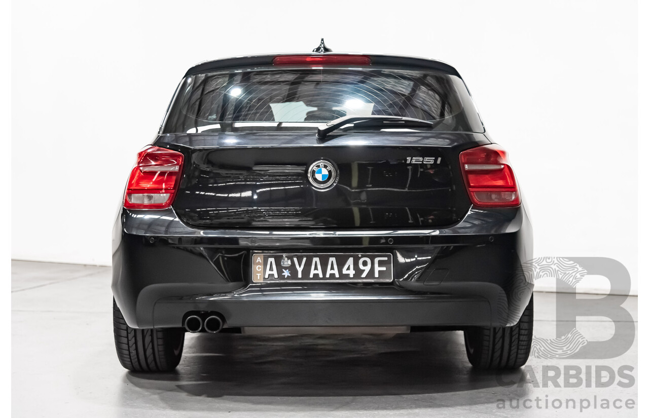 4/2014 Bmw 1 25i Sportline F20 MY14 5d Hatchback Black 2.0L