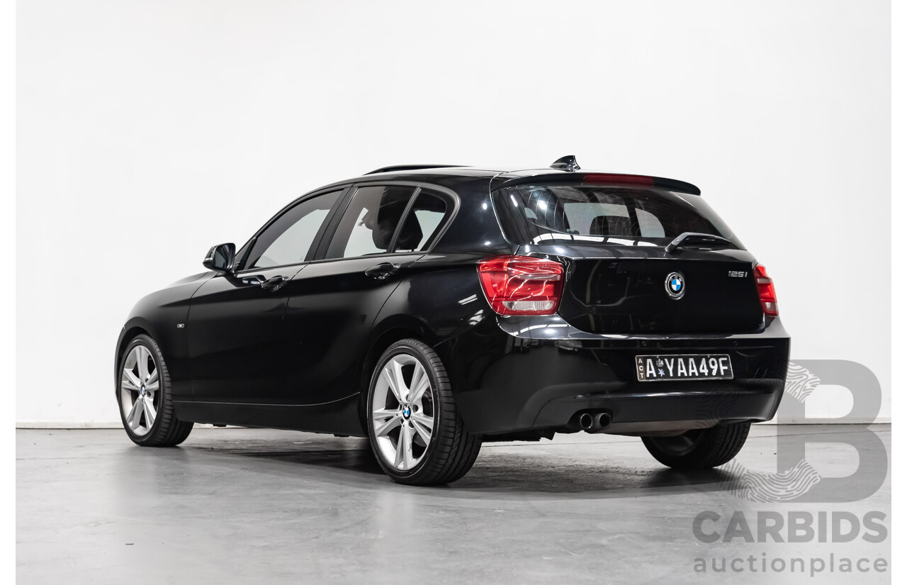 4/2014 Bmw 1 25i Sportline F20 MY14 5d Hatchback Black 2.0L