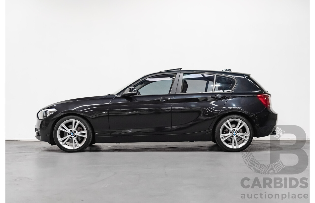 4/2014 Bmw 1 25i Sportline F20 MY14 5d Hatchback Black 2.0L